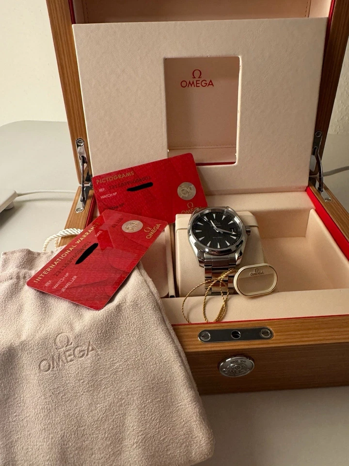 Omega Seamaster Aqua Terra 150m(38,5mm) mit Box & Zubehör - Bild 2 von 4