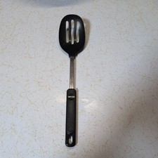 Vintage ECKO black Slotted Spoon In Great Condition Made In The USA