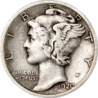 1920-S Mercury Dime