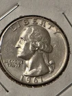 1961-D SILVER BU UNCIRCULATED QUARTER "SHINES N  SHINES"  MUCH  BEAMING  LUSTER!