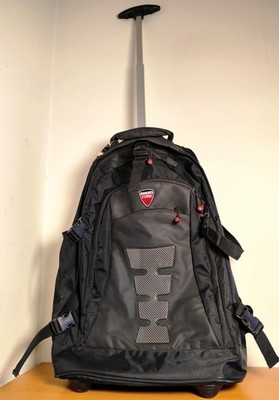   Ducati Corse Trolley Backpack schwarz mit Rollen ️