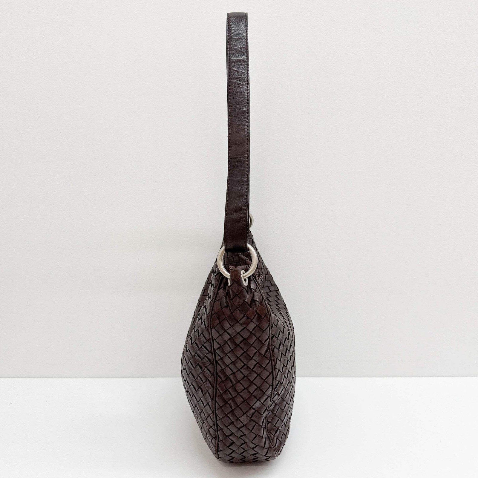 BOTTEGA VENETA Intrecciato Brown Leather Hobo Bag thumbnail 6