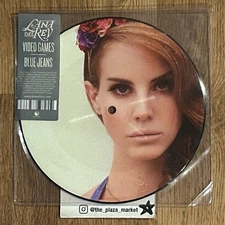 Lana Del Rey Video Games Blue Jeans vinyl 7" Picture Disc record Rare