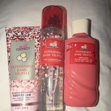 Bath  Body Works x Milk Bar Peppermint Bark Truffle 3pc Hydrating Set