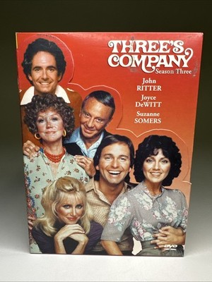 Three's Company Season 3 (DVD, 2004, 4-Disc Set) John Ritter