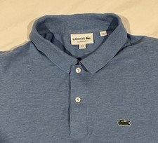 Lacoste Men  s Polo Shirt Size XL / 6 Blue EUC
