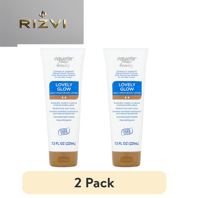 (2 pack) Equate Lovely Glow Daily Moisturizer Lotion, 7.5 fl oz