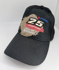 Suzuki 25 Anniversary First On 4 Wheels Ball Cap Hat Adjustable