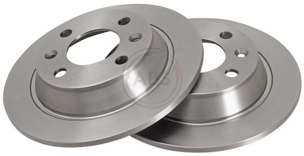 2X Bremsscheibe A.B.S. 15890 FüR 900 9000 AM4 AC4 Saab 1 Combi Turbo Cat Aero-image