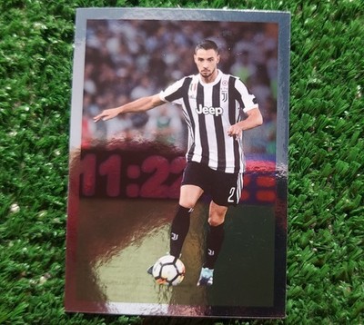FIGURINA STICKER COLLECTION 2017/18 JUVENTUS n°62 DE SCIGLIO ALBUM 2018  