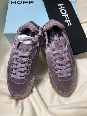 NIB   HOFF Bridge Satin Leather Lilac Women s Retro-style Sneakers 37 US 6 $200