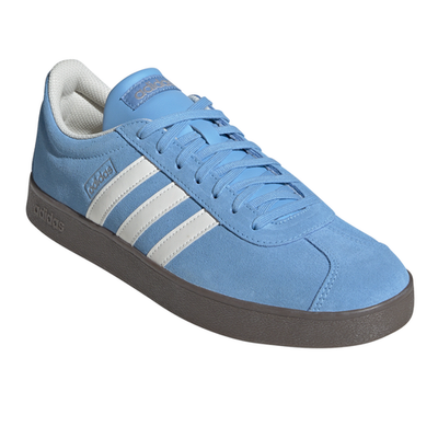 adidas Vl Court 2.0 Lace Up Mens Blue Sneakers Casual Shoes JI0496
