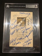 Buzz Aldrin/Michael Collins/Deke Slayton/Shepard +14 Signed Program Autograph