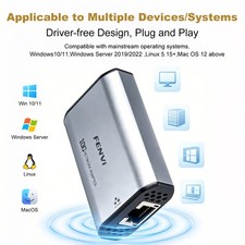 USB3.2 Realtek RTL8159 10Gbps Ethernet Dongle Type-C to RJ45 LAN Network Adapter