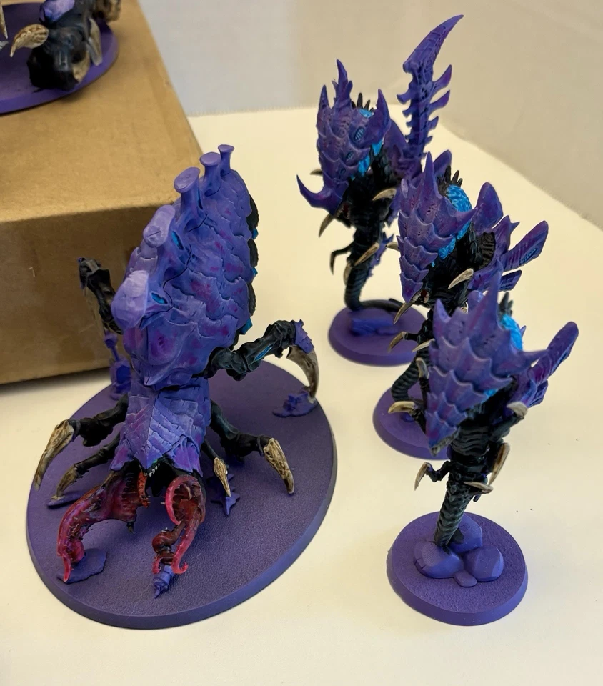 WARHAMMER 40K TYRANID MASSIVE SWARM ARMY - PARTIALLY PAINTED - Image 4 of 4