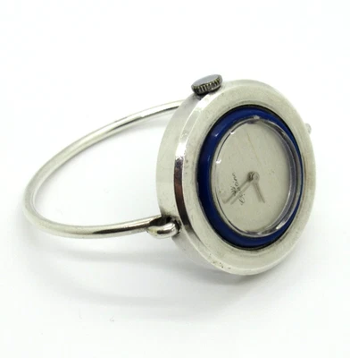 TOP DESIGNER CRISTINE Armbanduhr 800 Silber 70 Modernist Luxury massiv Ø 36 mm - Bild 1 von 4