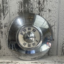 Set 4 1955 -56 Oem Ford 10.5 Dog Dish Hub Cap Thunderbird Fairlane White 781a Set 4 1955 -56 Oem Ford 10.5 Dog Dish Hub Cap Thunderbird Fairlane White 781a