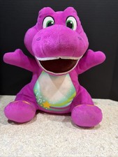 Fisher-Price Barney's World Heart Glow Plush Toy W/ 40 Songs, Sounds  Phrases