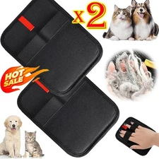 2pc Glove Cat Grooming Gloves Cat Hair Remover 2025 New Pet Dog Hair Remover LOT