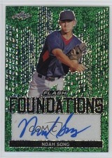 2019 Leaf Flash Foundations Green 2/15 Noah Song #FF2-NS1 Auto 14lc