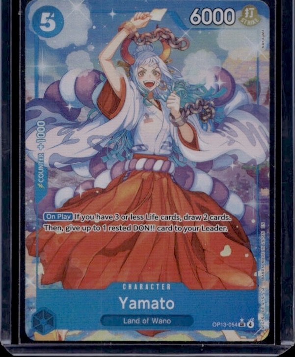 Bandai One Piece Card Game Yamato OP13-054 Carrying on His Will SR Foil Alt Art