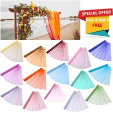 70cmx15m Organza Fabric Roll for Christmas baby Shower Birthday Wedding Party