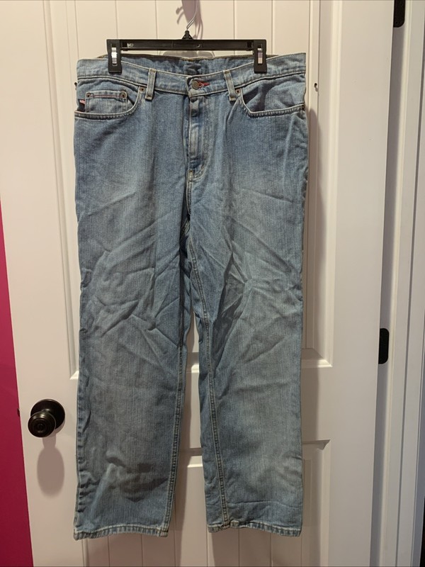 Woman’s Ralph Lauren Vintage Denim Red pocket Signature Saturday Jeans 12 x 29 