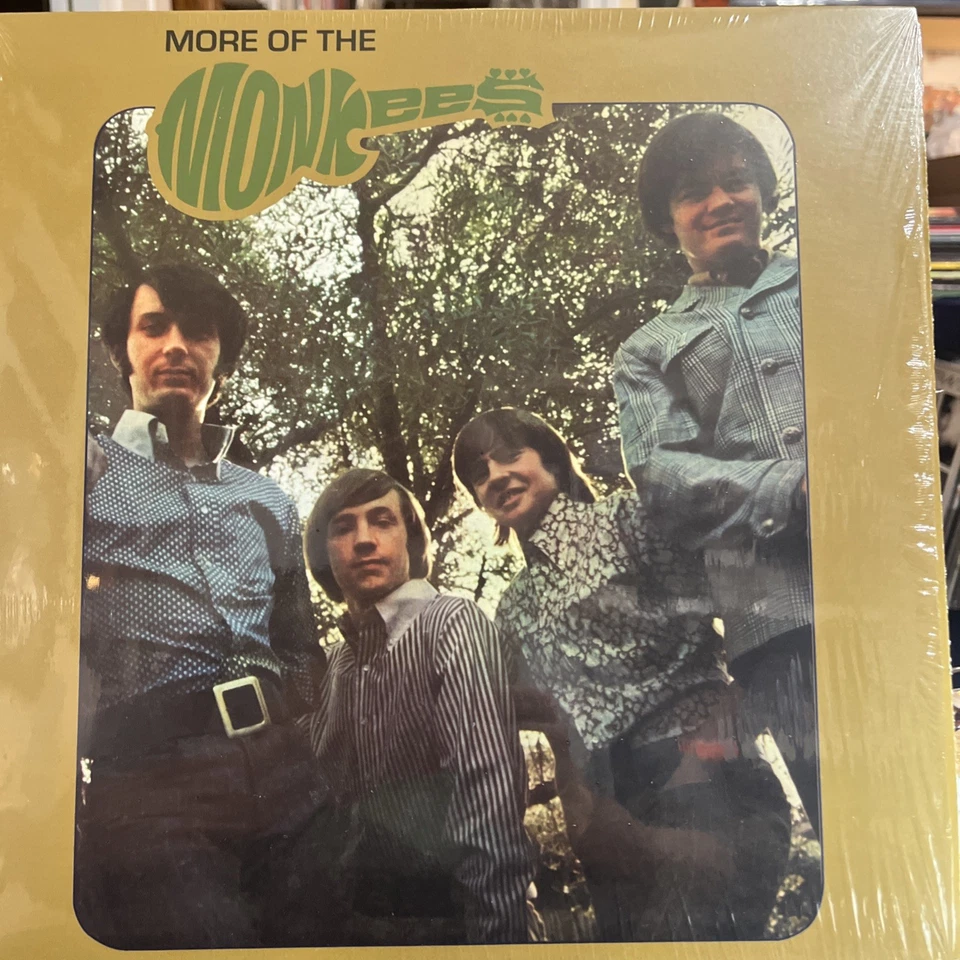 The Monkees More Of The Monkees Psychedelic Green & Blue Swirl Beautiful MonoNeW Foto 4 de 4