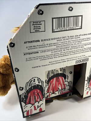 ALF Plush Doll 18 inch 1986 Original Spaceship Box Coleco Vintage