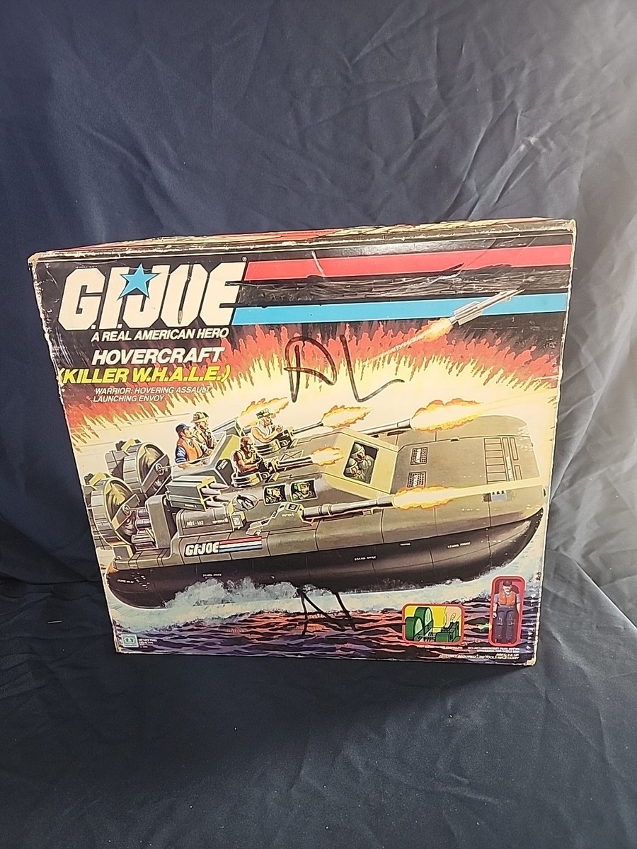1984 Vintage GI Joe ARAH Hovercraft Killer Whale With Box Hasbro