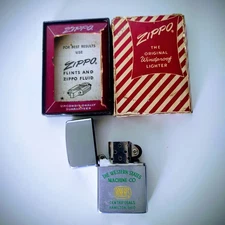 Vintage Zippo Lighter 1950s Western States Machine Co + Original Box USA