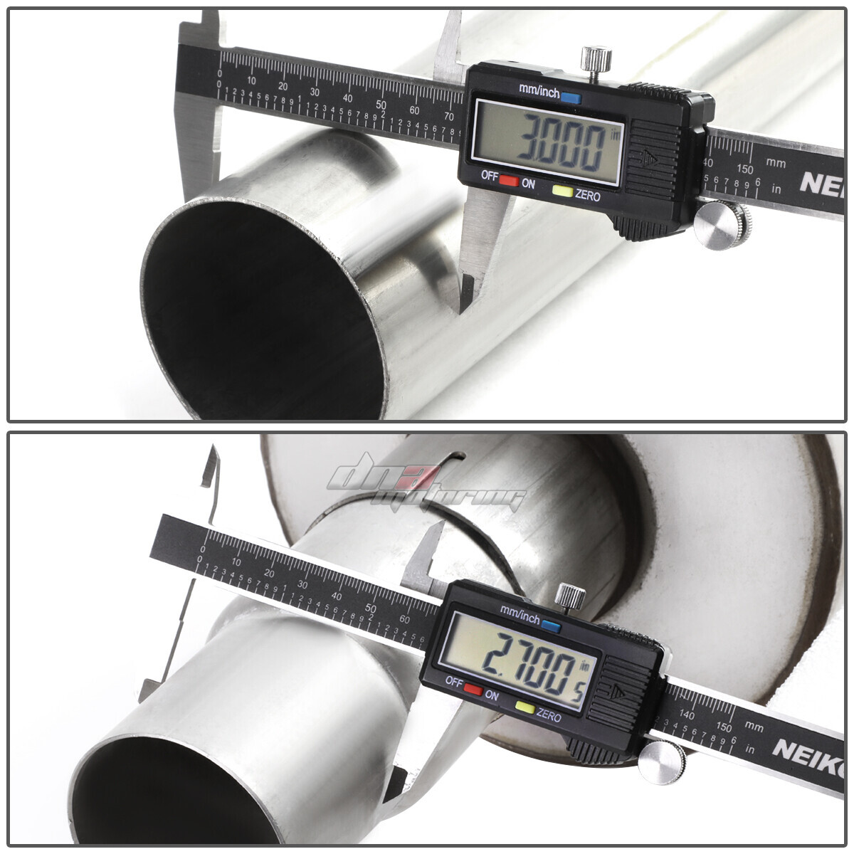 For 1998-2001 Ram 1500 3.9L 5.2L 5.9L Cat Back Exhaust Kit 3"OD Piping + Muffler