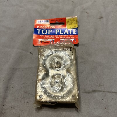 GERBER NOS 2 POSITION FURNITURE LEG TOP PLATES 550N