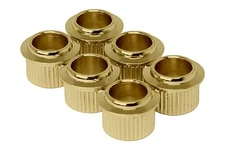 GOTOH 9.2mm Fender Conversion Bushings Set of 6 Gold