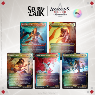 Secret Lair x アサシンクリード Lethal Legends Magic the Gathering MTG Secret Lair x Assassins Creed: Lethal