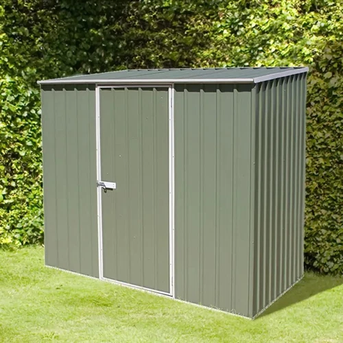Absco Mercia Space Saver 7.5ft x 5ft Pent Metal Shed Single Door Storage Shed