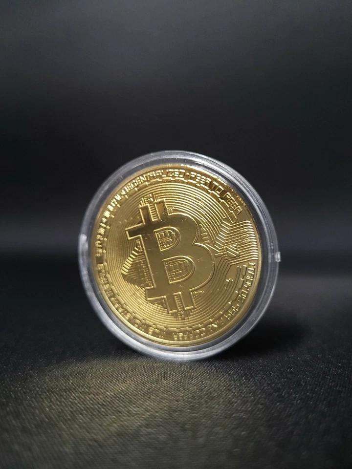 15stk. BITCOIN Kryptomünze Gold Neu - Bild 3 von 4