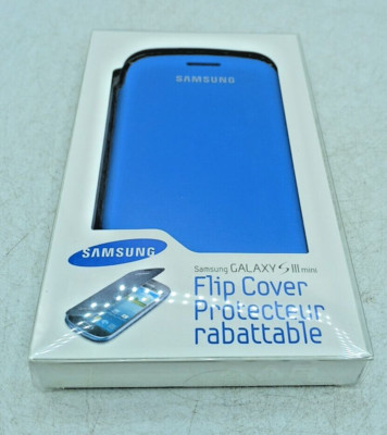 Samsung Galaxy S 3 mini Flip Cover Blau. PC226