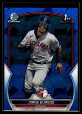 Jorge Burgos 2023 Bowman Chrome Sapphire Edition Card #BCP-98