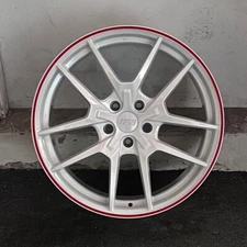 19" FK8 FLOW FORGED TYPE R STYLE WHITE WHEELS RIMS FITS CIVIC ACURA TL TSX RSX