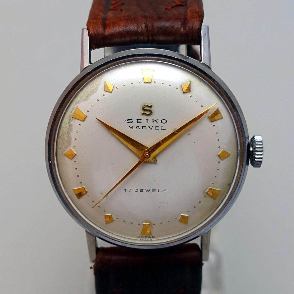 Seiko Marvel Vintage Handwind Watch Cal 14012 17 Jewels Stainless