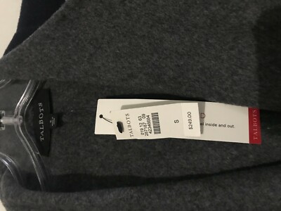 その他  2 NWT Talbots Size S Luxuriously Soft Wool Navy Gray Suit Jacket