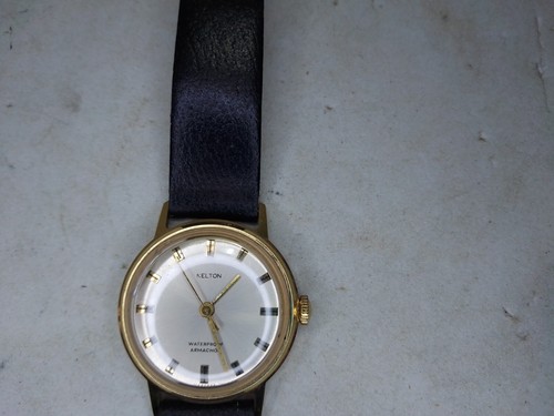 Montre Homme Ancienne De Marque Kelton - Boîtier Plaqué Or, Occasion Vintage