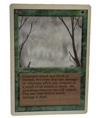 1994 MTG Magic The Gathering Revised Fog Card Jesper Myrfors | eBay 1994 MTG Magic The Gathering Revised Fog Card Jesper Myrfors | eBay