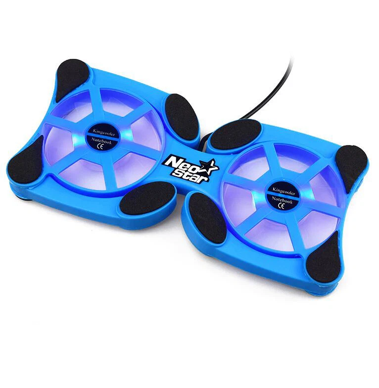 Xbox One/360/S/X PlayStation Wii - Cooling Stand/Pad Cool Blue Illuminated Fans - Image 3 of 4