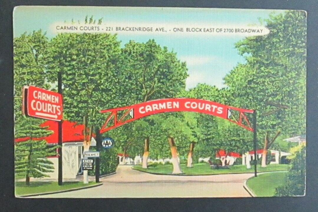 Carmen Courts Brackenridge Avenue San Antonio TX Unposted Linen