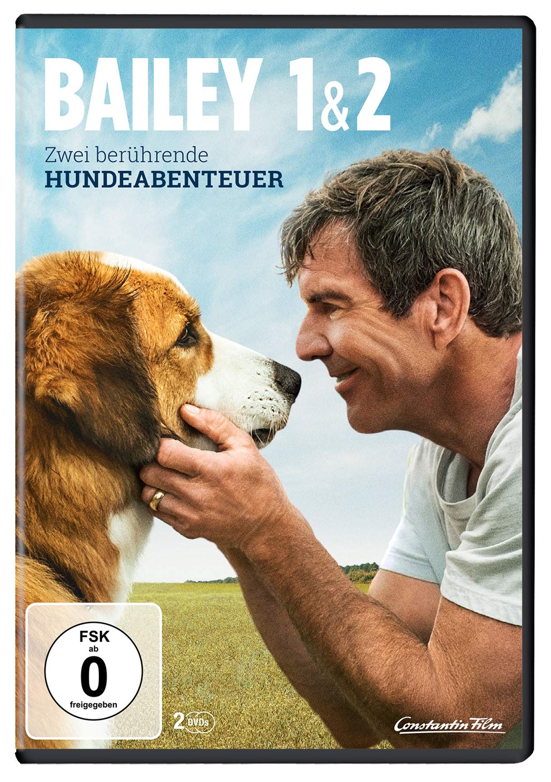 Bailey 1 & 2 - Zwei berührende Hundeabenteuer (DVD) Britt Robertson Dennis Quaid