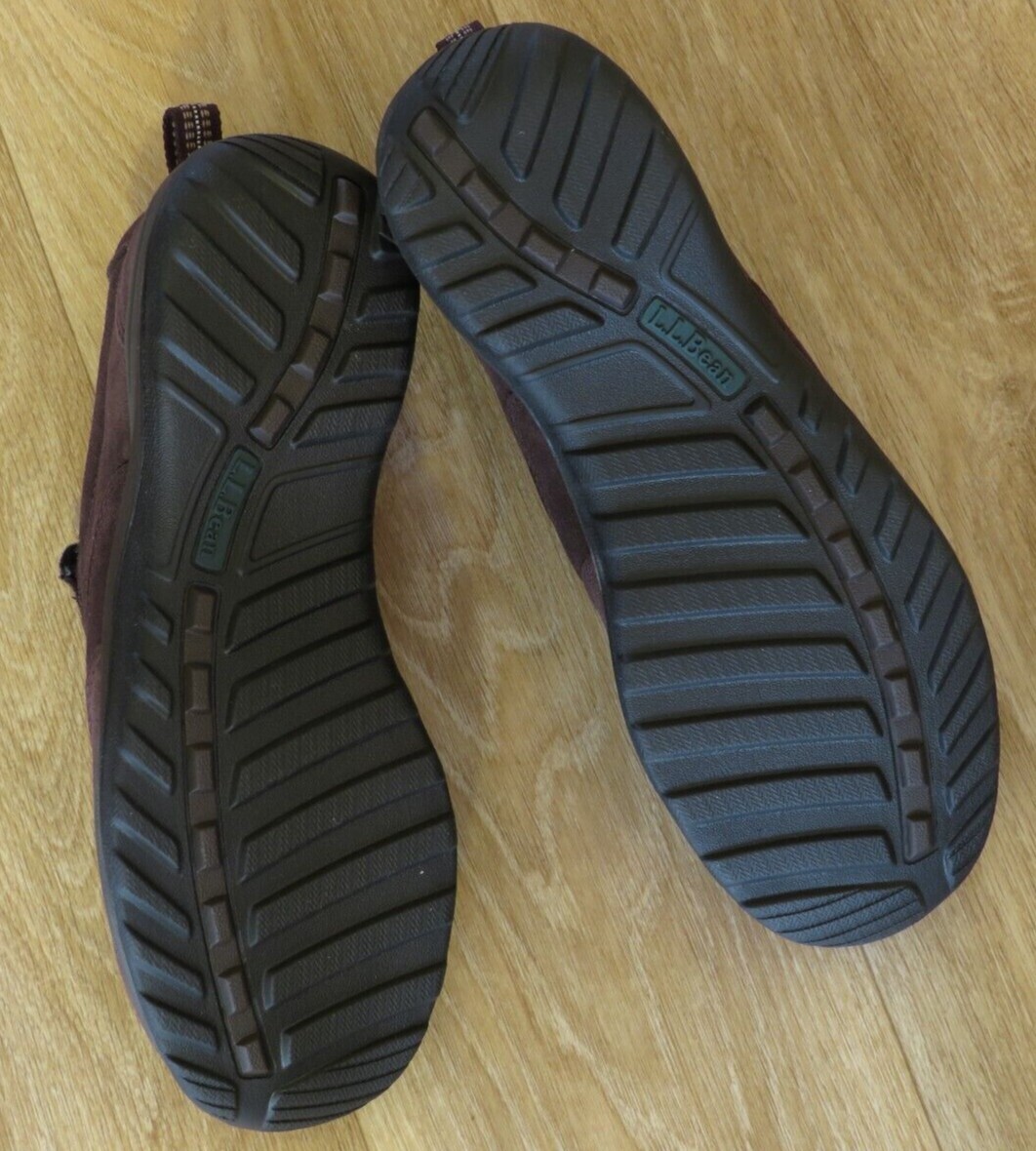 LL Bean Mens Comfort Moc II Slip On Casual Loafer Shoes Suede Brown