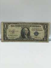 1935-E One Dollar Silver Certificate United States of America One Dollar Note