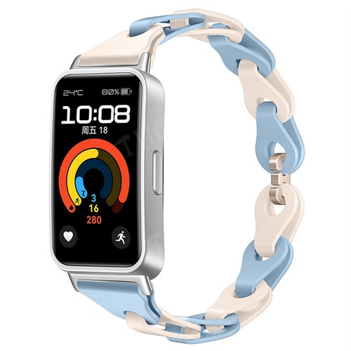 For HUAWEI Band 10 10 NFC 9 9 NFC 8 8 NFC Silicone Smart Watch Band Sports Strap - Picture 19 of 52